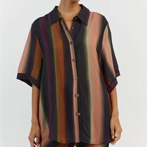 NWOT DISSH Lulu Ombré Vacation Shirt